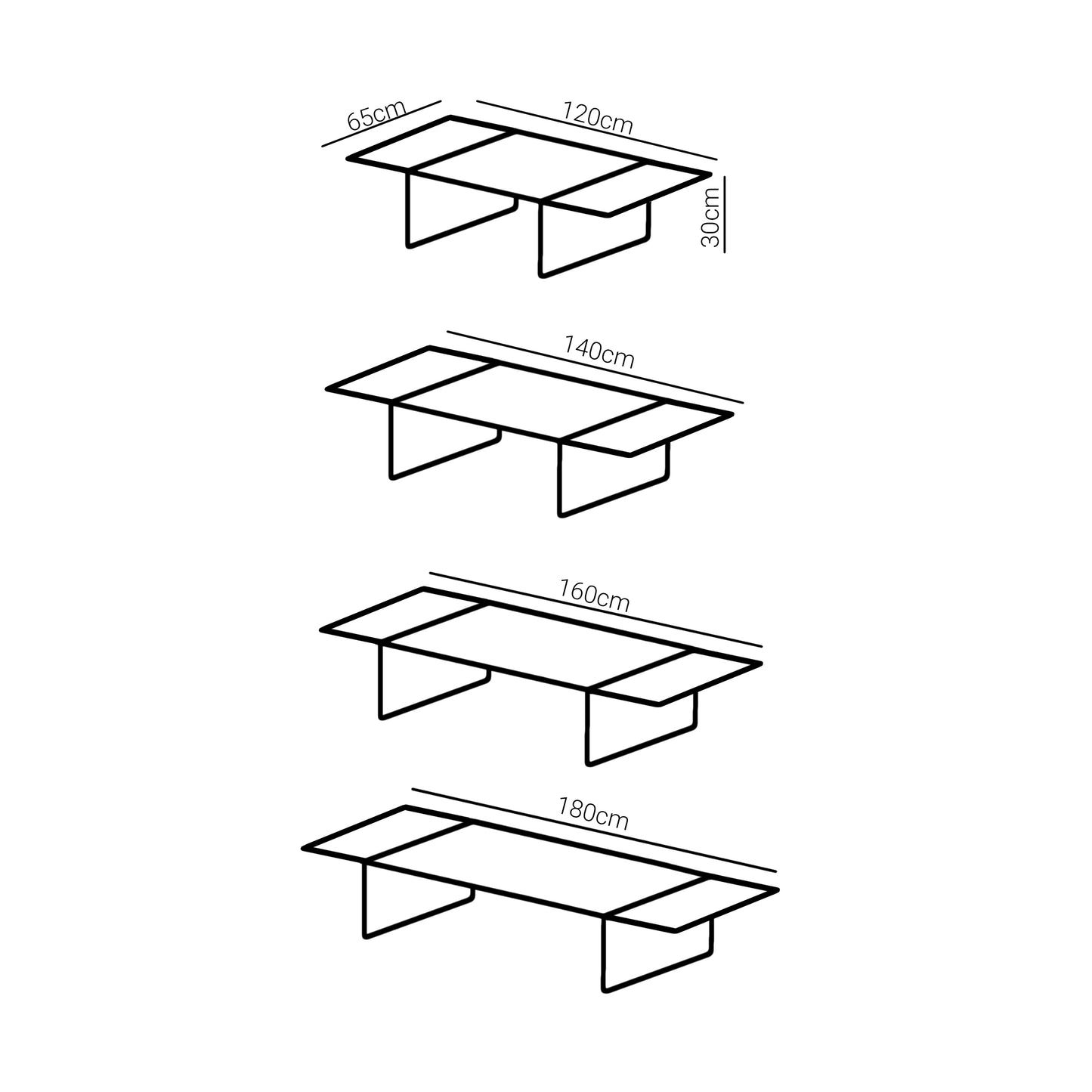 Mesa de centro Coff (retangular)